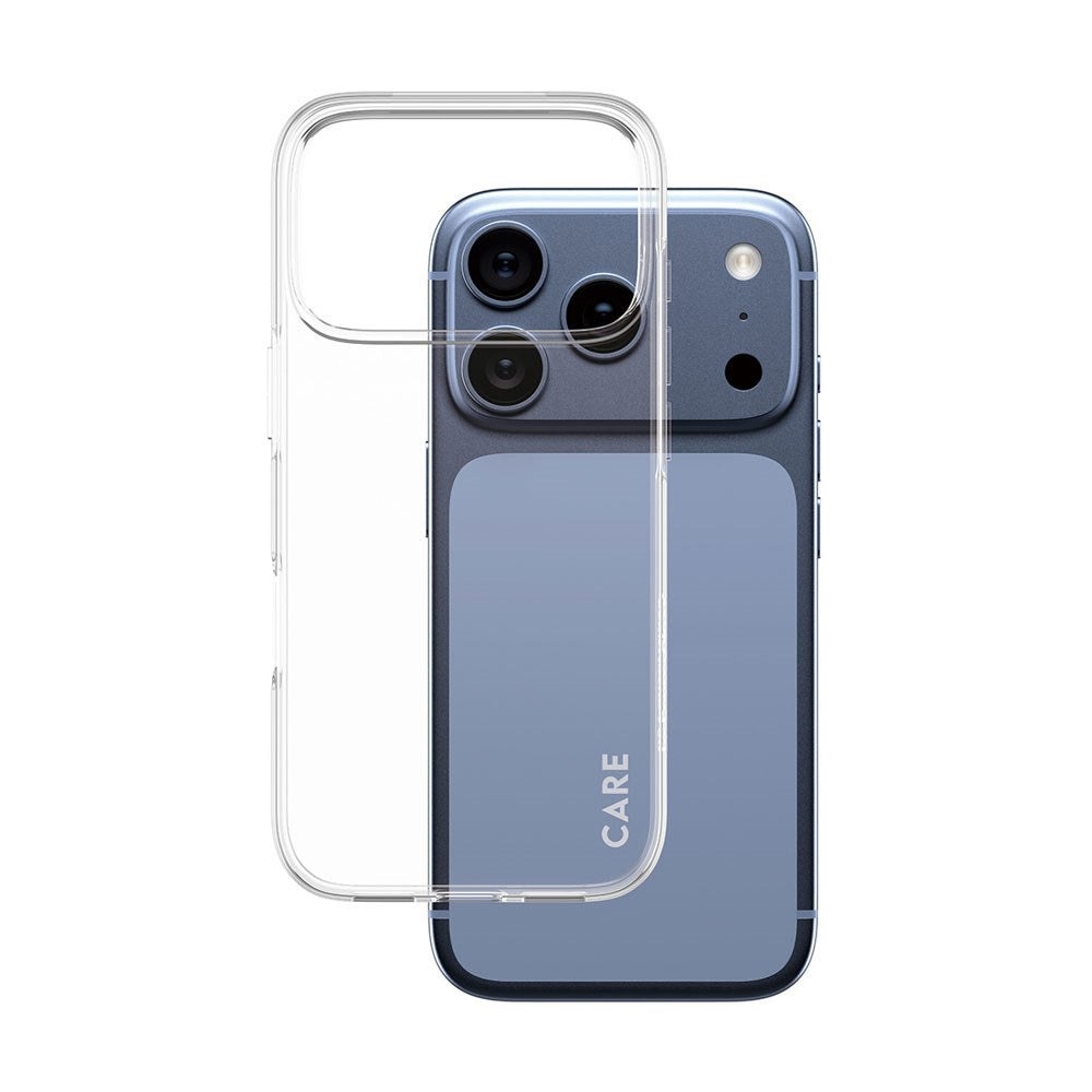 iPhone 18 Pro / 17 Pro CARE by PanzerGlass Fashionable X-Ray Soft Basic Case - Gennemsigtig