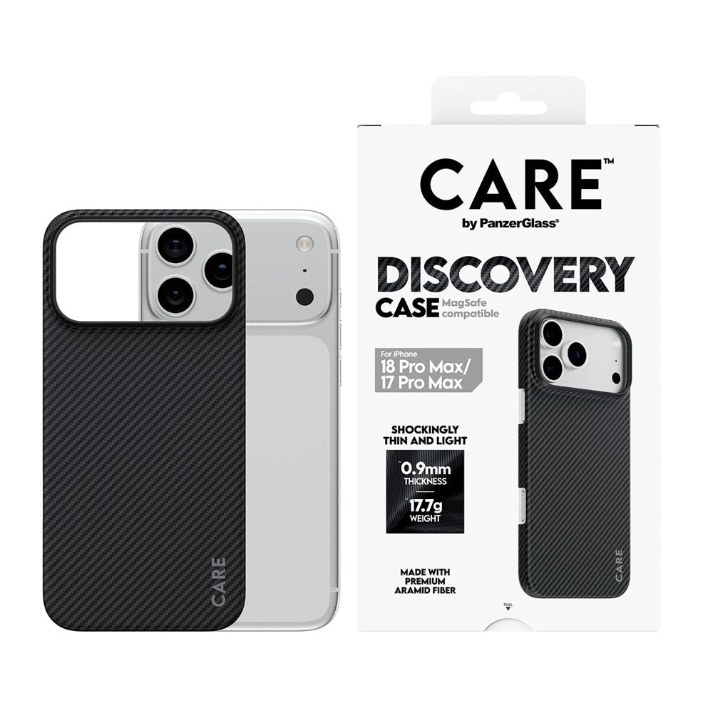 iPhone 18 Pro Max / 17 Pro Max CARE by PanzerGlass Crossfire Case - MagSafe Kompatibel - Sort