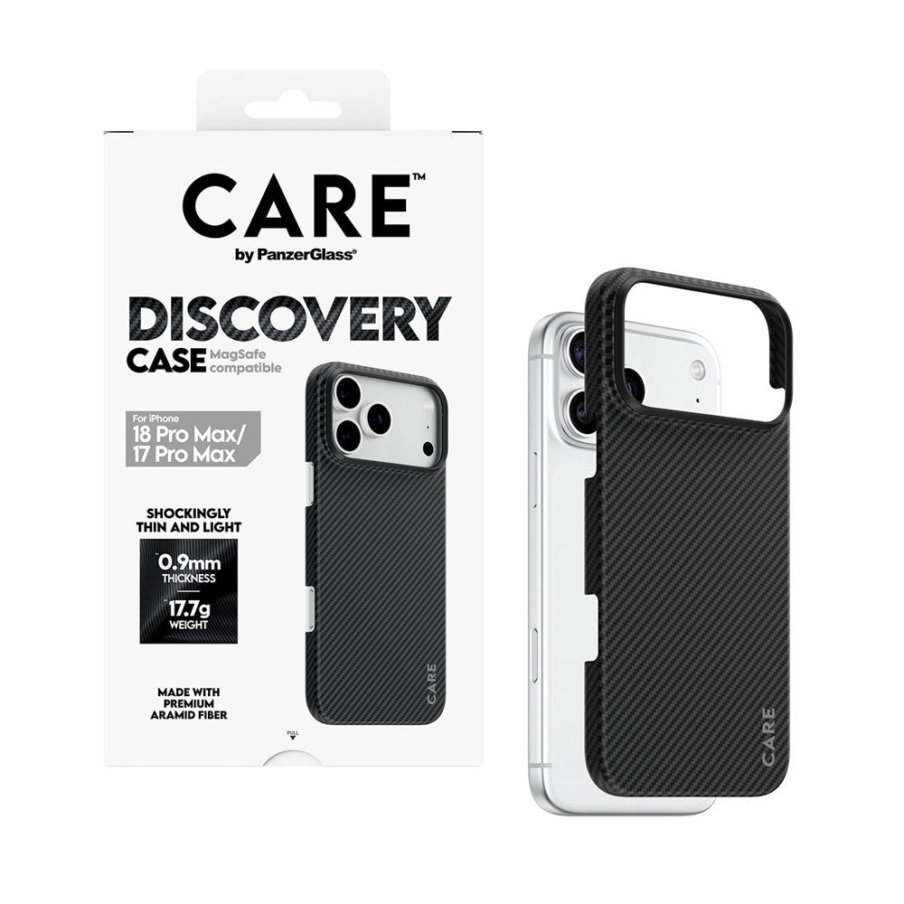 iPhone 18 Pro Max / 17 Pro Max CARE by PanzerGlass Crossfire Case - MagSafe Kompatibel - Sort