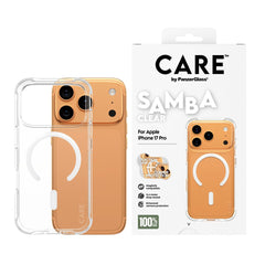 CARE by PanzerGlass iPhone 17 Pro Fashionable Samba Case - MagSafe Kompatibel - Transparent