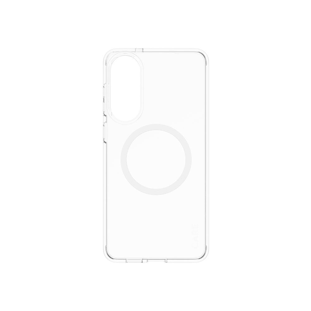 CARE by PanzerGlass Samsung Galaxy S25 Edge FLAGSHIP Urban Combat Case - MagSafe Kompatibel - Transparent / White