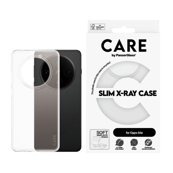CARE by PanzerGlass OPPO A5x (4G) Fashionable Transparent X-Ray Soft Basic Case - Gennemsigtig