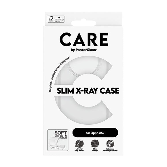 CARE by PanzerGlass OPPO A5x (4G) Fashionable Transparent X-Ray Soft Basic Case - Gennemsigtig