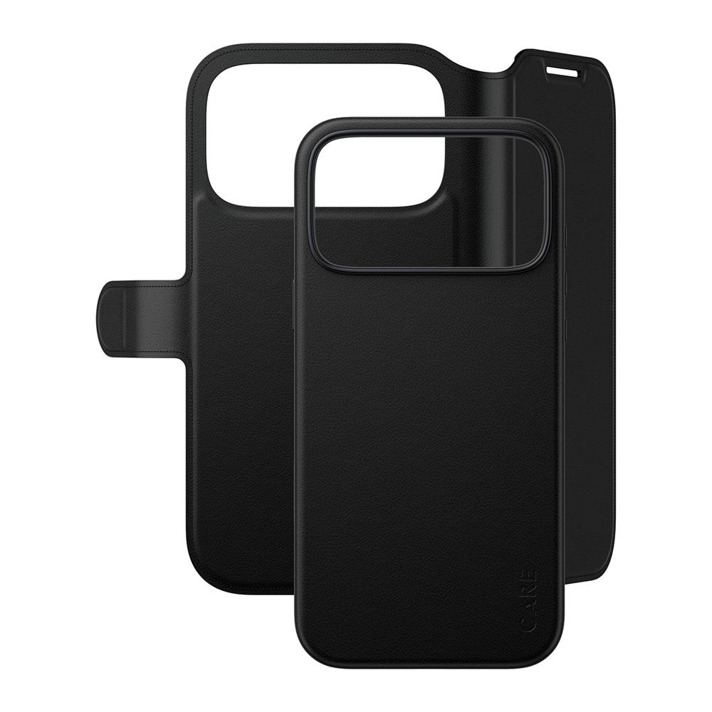 iPhone 18 Pro Max  / 17 Pro Max / 17 Pro Max CARE by PanzerGlass Feature Tango 2-in-1 Cover m. Pung - MagSafe Kompatibel - Sort