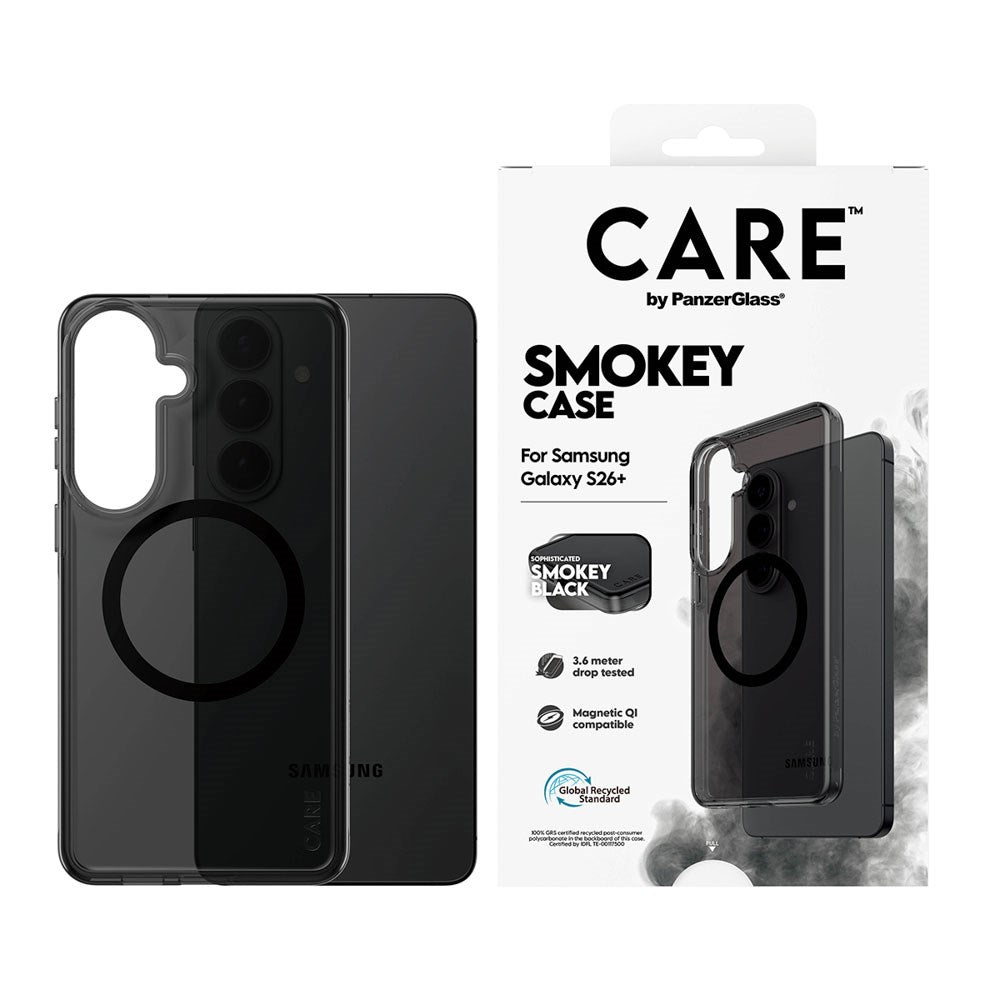 Samsung Galaxy S26+ (Plus) CARE by PanzerGlass Urban Explorer Case - Qi Kompatibel - Smokey Sort