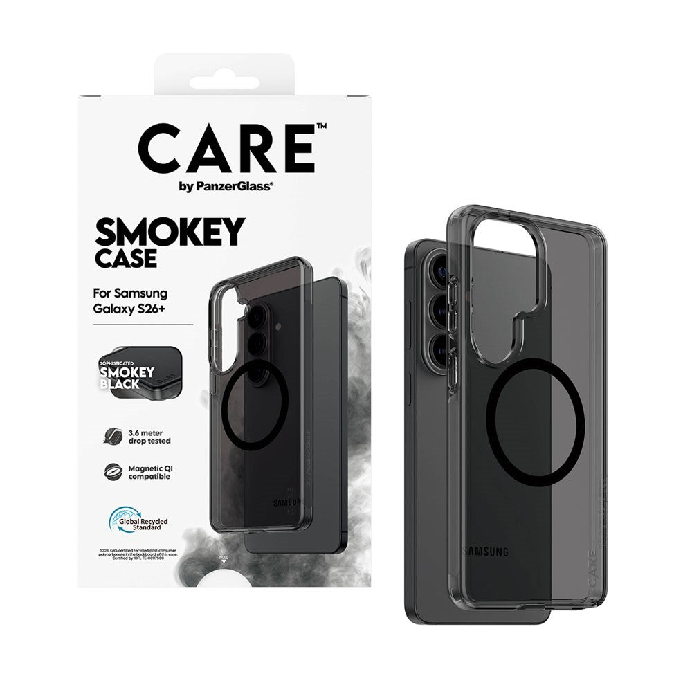 Samsung Galaxy S26+ (Plus) CARE by PanzerGlass Urban Explorer Case - Qi Kompatibel - Smokey Sort