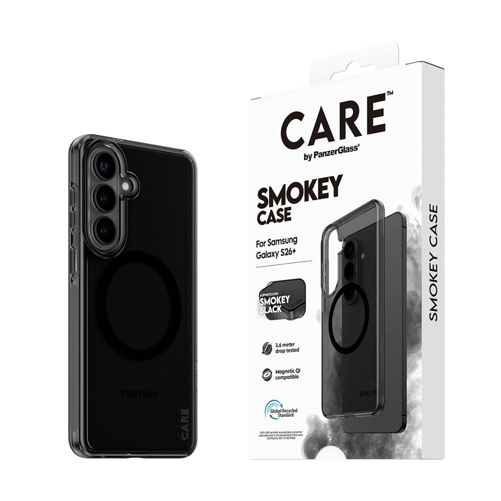 Samsung Galaxy S26+ (Plus) CARE by PanzerGlass Urban Explorer Case - Qi Kompatibel - Smokey Sort