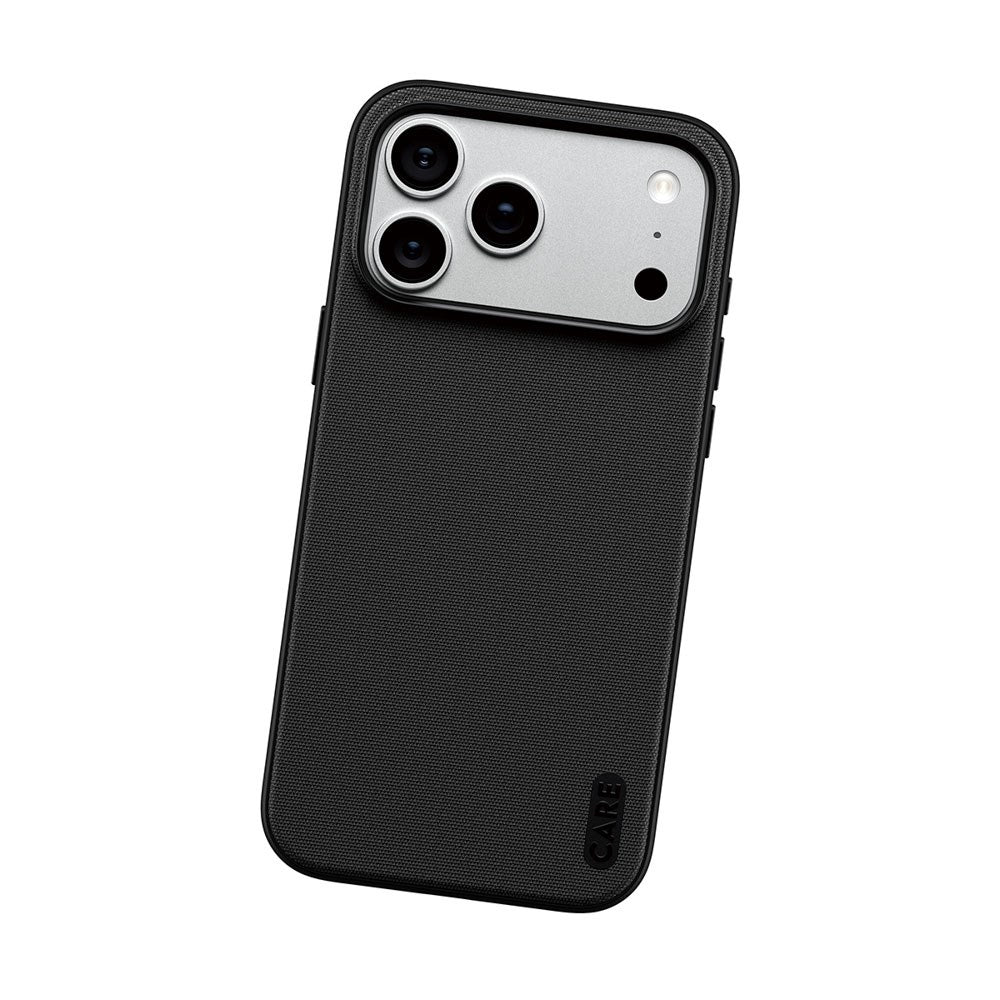 iPhone 18 Pro Max / 17 Pro Max CARE by PanzerGlass Fusion Fabric Cover - MagSafe Kompatibel - Sort