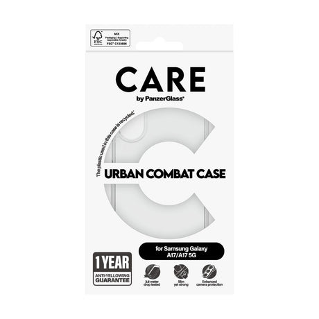 CARE by PanzerGlass Samsung Galaxy A17 (5G) FLAGSHIP Urban Combat Case - Transparent