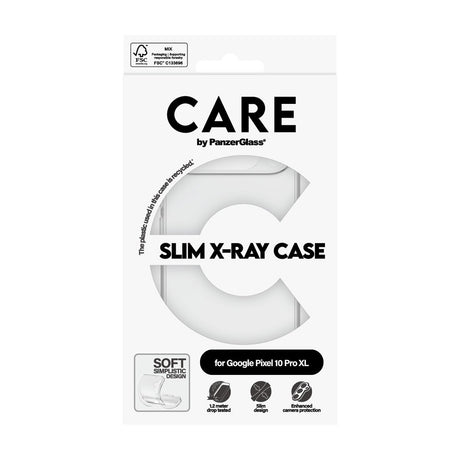 CARE by PanzerGlass Google Pixel 10 Pro XL Fashionable Transparent X-Ray Soft Basic Case - Gennemsigtig