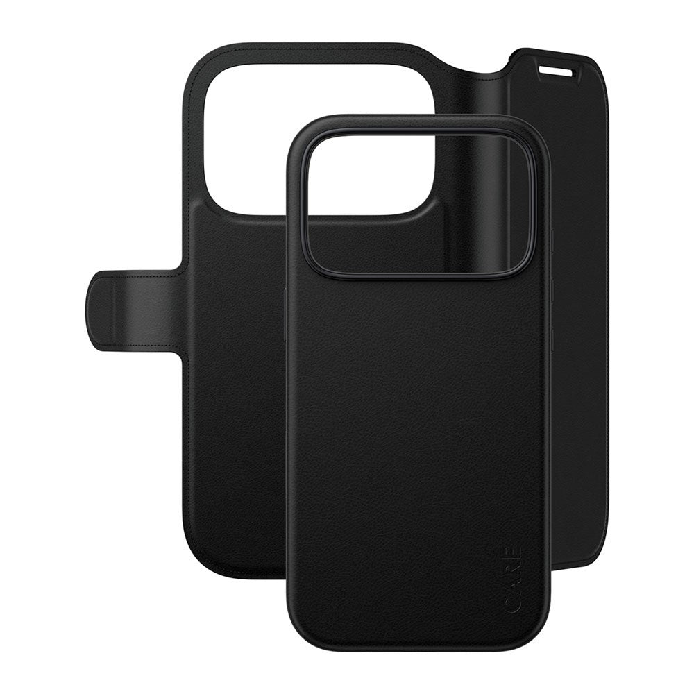 iPhone 18 Pro / 17 Pro CARE by PanzerGlass Feature Tango 2-in-1 Cover m. Pung - MagSafe Kompatibel - Sort