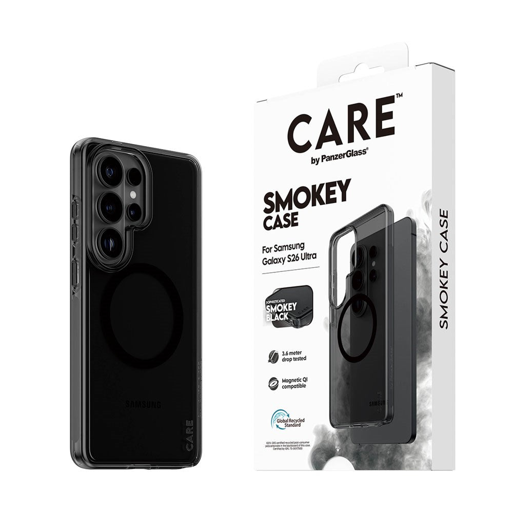Samsung Galaxy S26 Ultra CARE by PanzerGlass Urban Explorer Case - Qi Kompatibel - Smokey Sort