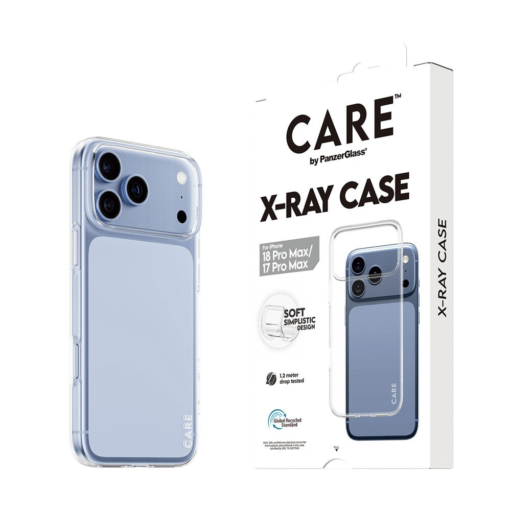 iPhone 18 Pro Max  / 17 Pro Max CARE by PanzerGlass Fashionable X-Ray Soft Basic Case - Gennemsigtig