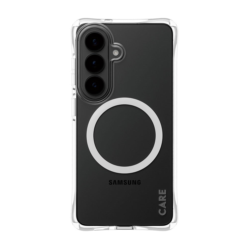 Samsung Galaxy S26 CARE by PanzerGlass Fashionable Samba Case - Qi Kompatibel - Gennemsigtig