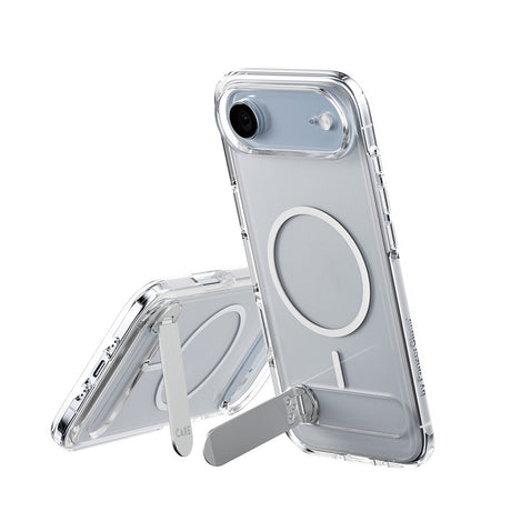 CARE by PanzerGlass iPhone Air Feature Kickstand Case - MagSafe Kompatibel - Transparent / Silver