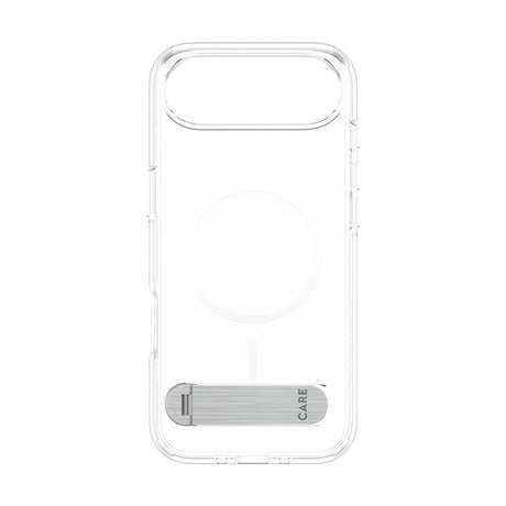 CARE by PanzerGlass iPhone Air Feature Kickstand Case - MagSafe Kompatibel - Transparent / Silver
