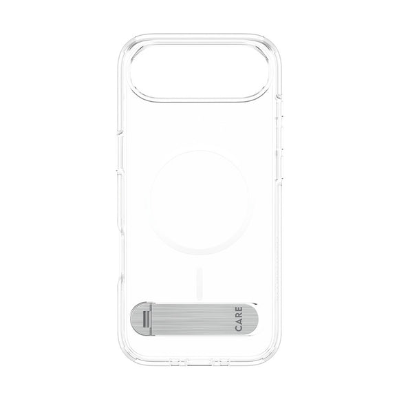 CARE by PanzerGlass iPhone Air Feature Kickstand Case - MagSafe Kompatibel - Transparent / Silver