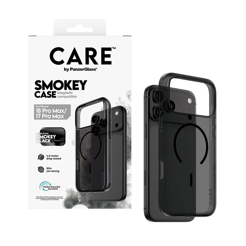 iPhone 18 Pro Max  / 17 Pro Max CARE by PanzerGlass FLAGSHIP Urban Explorer Case - MagSafe Kompatibel - Smokey Black