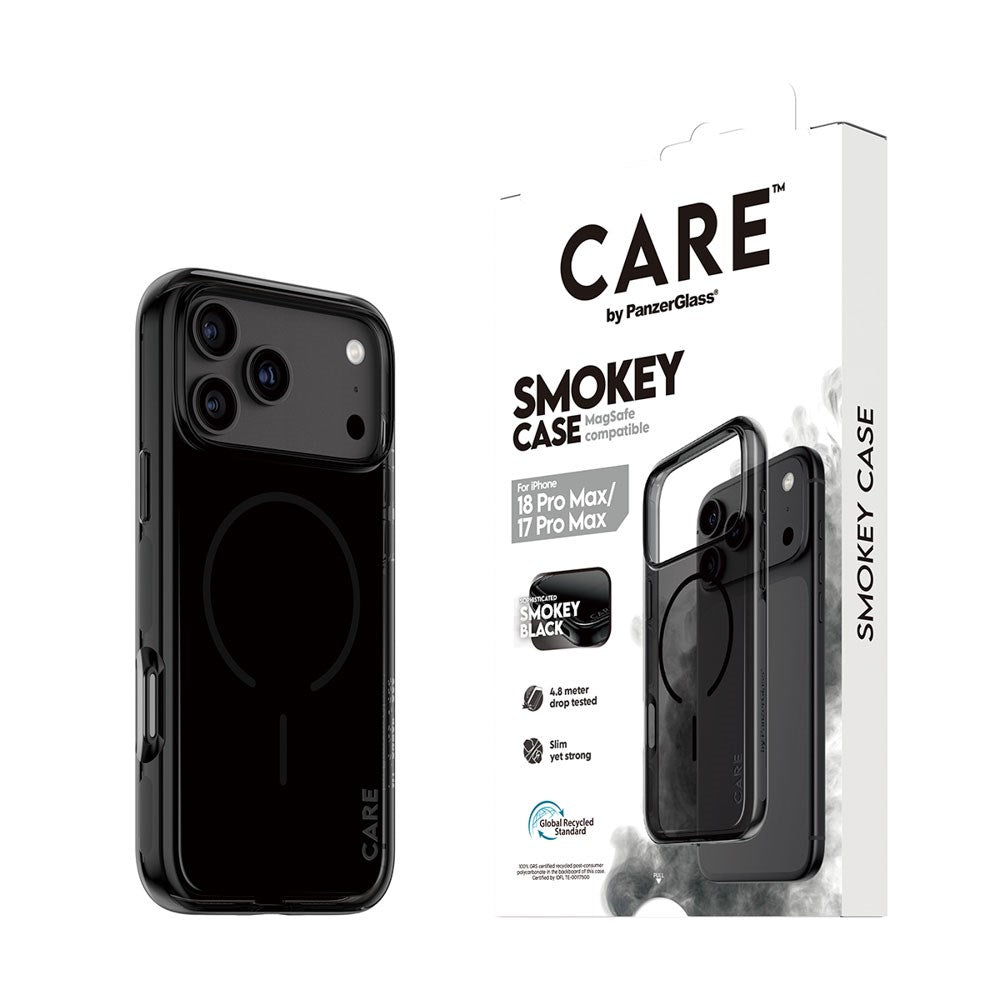 iPhone 18 Pro Max  / 17 Pro Max CARE by PanzerGlass FLAGSHIP Urban Explorer Case - MagSafe Kompatibel - Smokey Black