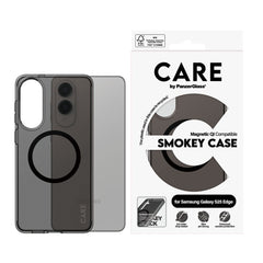 CARE by PanzerGlass Samsung Galaxy S25 Edge FLAGSHIP Urban Combat Case - MagSafe Kompatibel - Smokey / Black
