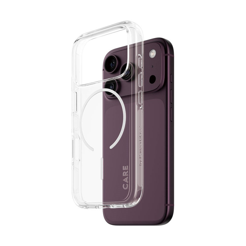 iPhone 18 Pro / 17 Pro CARE by PanzerGlass FLAGSHIP Urban Explorer Case - MagSafe Kompatibel - Transparent / White