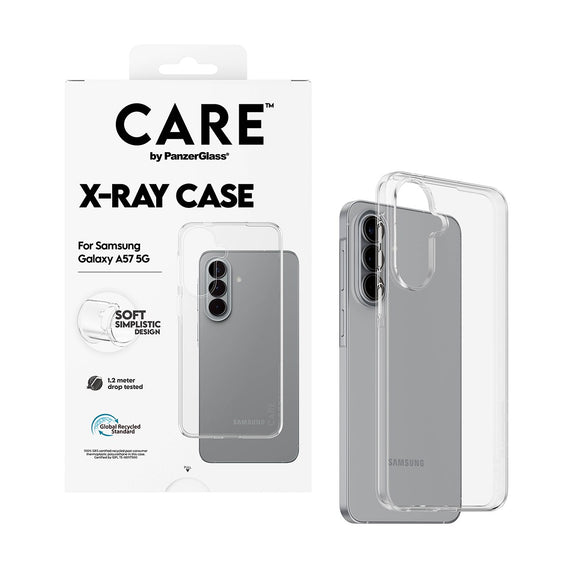 Samsung Galaxy A57 CARE by PanzerGlass Slim X-Ray Cover - Gennemsigtig