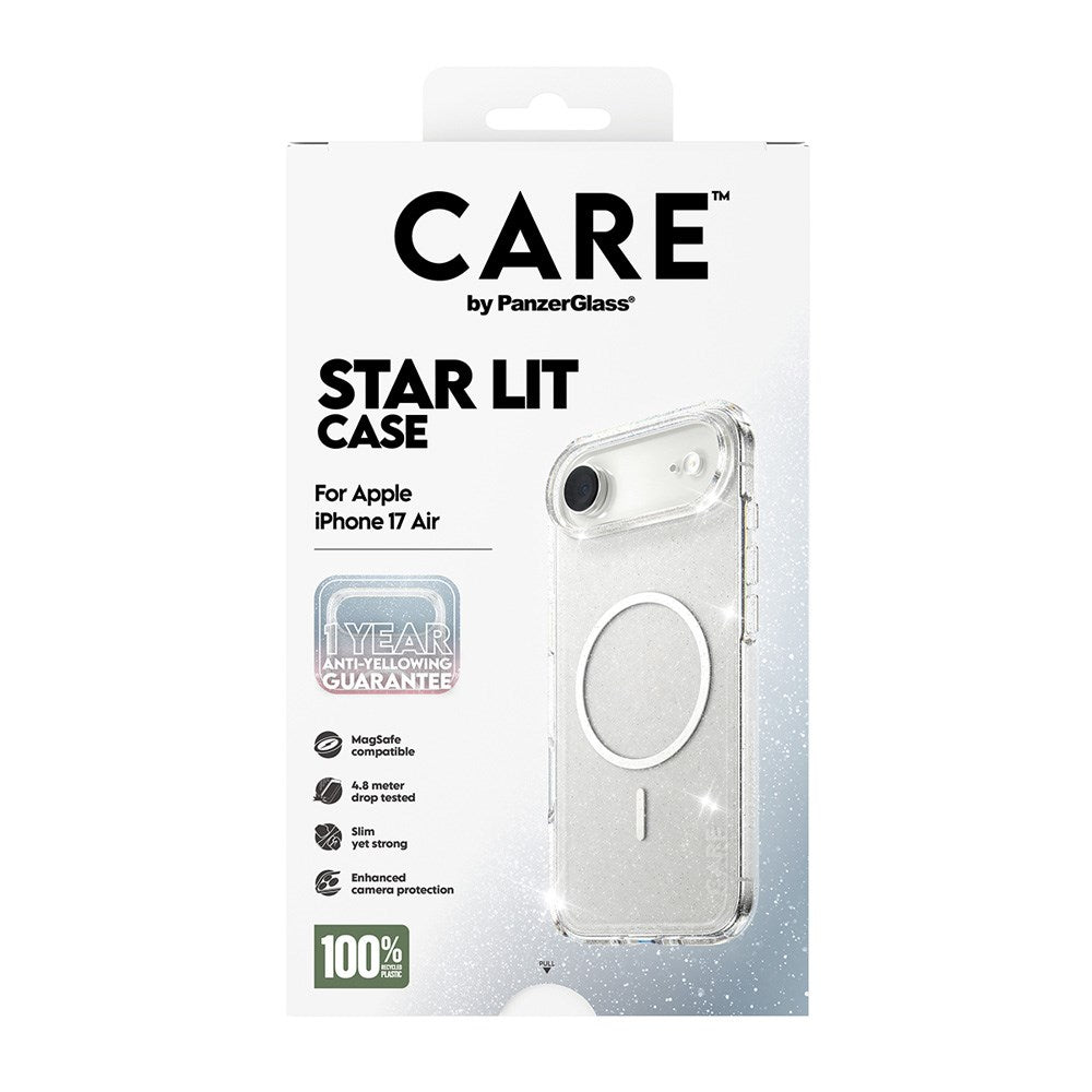 CARE by PanzerGlass iPhone Air FLAGSHIP Urban Explorer Case - MagSafe Kompatibel - Transparent / Star Lit