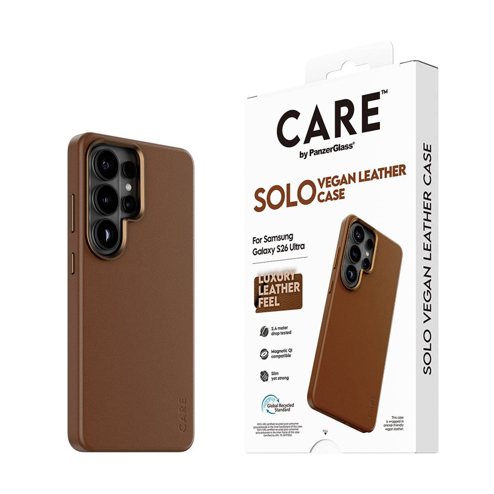 Samsung Galaxy S26 Ultra CARE by PanzerGlass SOLO Case - Brun
