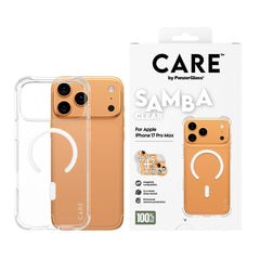 CARE by PanzerGlass iPhone 17 Pro Max Fashionable Samba Case - MagSafe Kompatibel - Transparent