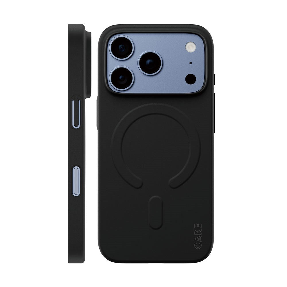 iPhone 18 Pro / 17 Pro CARE by PanzerGlass SL1M Case - MagSafe Kompatibel - Sort
