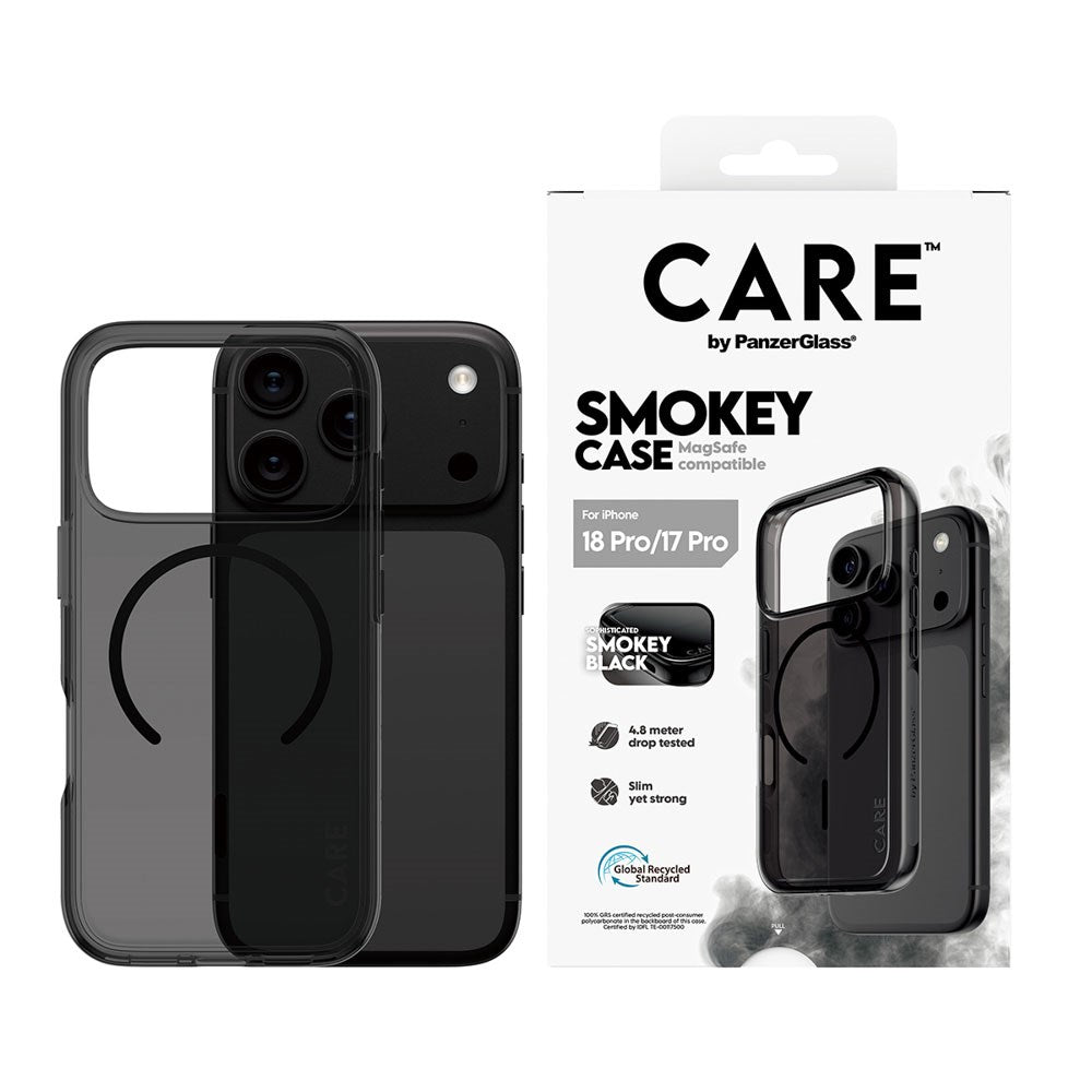 iPhone 18 Pro / 17 Pro CARE by PanzerGlass FLAGSHIP Urban Explorer Case - MagSafe Kompatibel - Smokey Black
