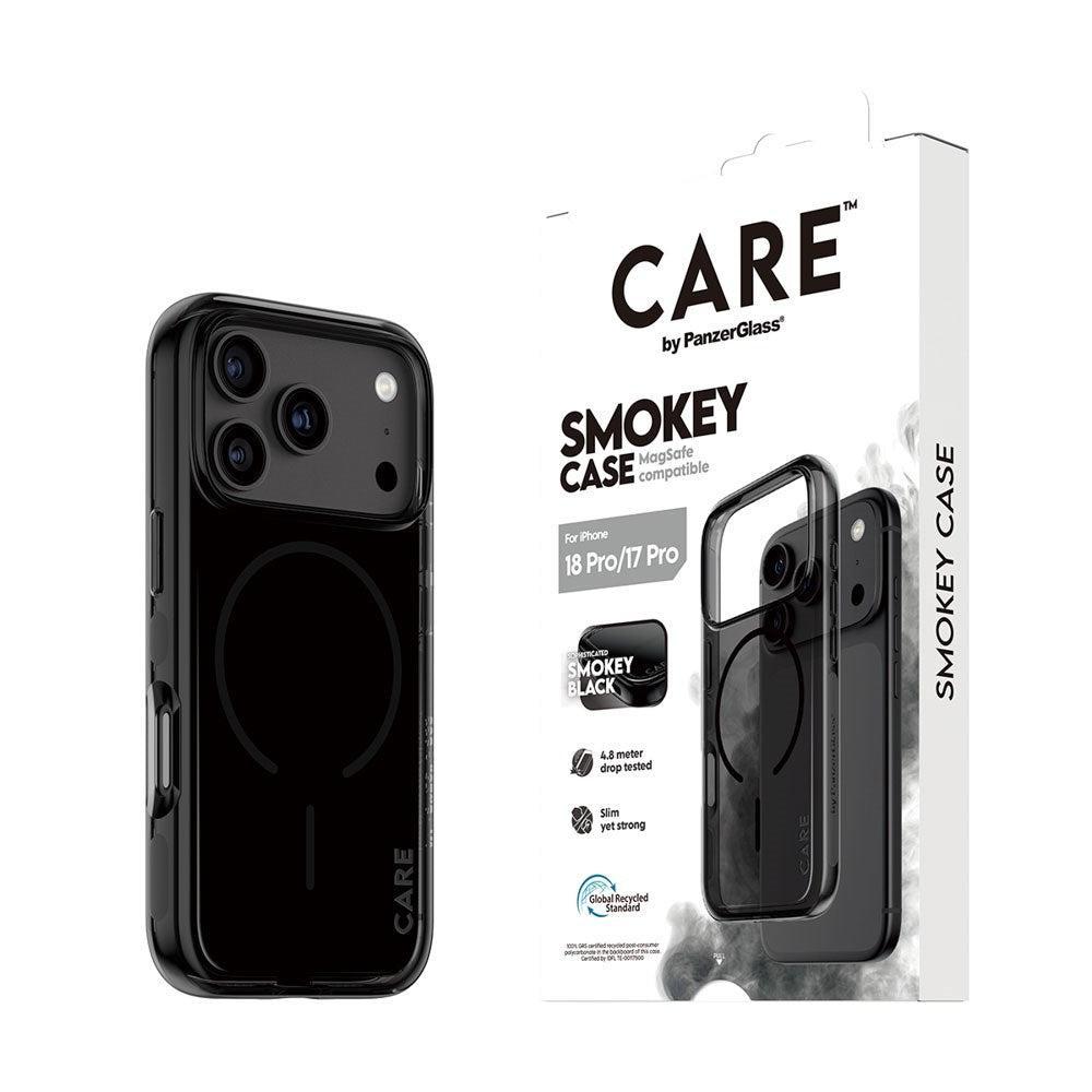 iPhone 18 Pro / 17 Pro CARE by PanzerGlass FLAGSHIP Urban Explorer Case - MagSafe Kompatibel - Smokey Black