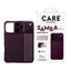 iPhone 18 Pro Max  / 17 Pro Max CARE by PanzerGlass Fashionable Samba Case - MagSafe Kompatibel - Dark Cherry