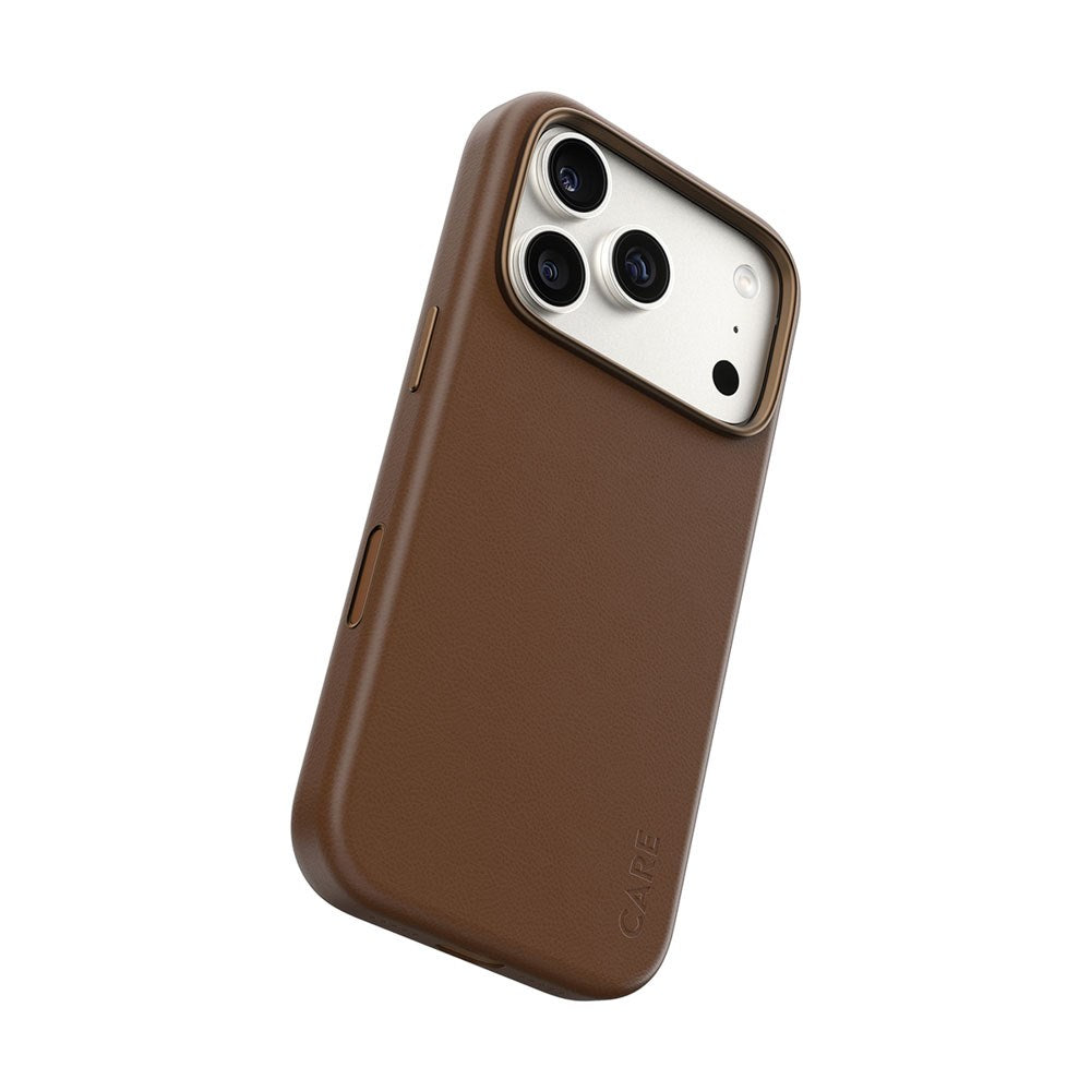iPhone 18 Pro / 17 Pro CARE by PanzerGlass SOLO Case - MagSafe Kompatibel - Brun