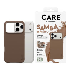 CARE by PanzerGlass iPhone 17 Pro Max Fashionable Samba Case - MagSafe Kompatibel - Espresso