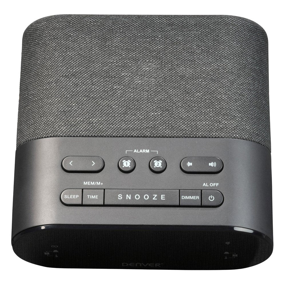 Denver CRQ-107 Radio m. Trådløs Opladning & Bluetooth - Sort