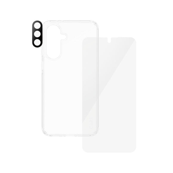 CARE by PanzerGlass Samsung Galaxy A56 (5G) 3-i-1 FLAGSHIP Bundle - Cover / Skærmbeskyttelse (UWF) / Kamerabeskyttelse - Gennemsigtig