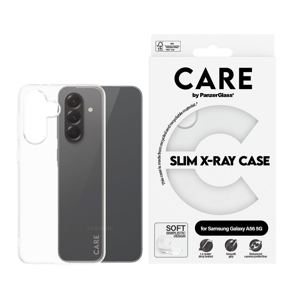 CARE by PanzerGlass Samsung Galaxy A56 (5G) FASHION X-Ray Soft Basic Case - Transparent