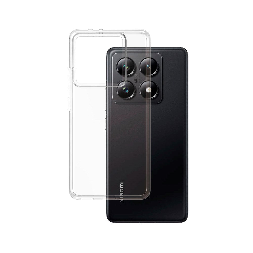 CARE by PanzerGlass Xiaomi 14T Pro FASHION X-Ray Soft Basic Cover - Gennemsigtig