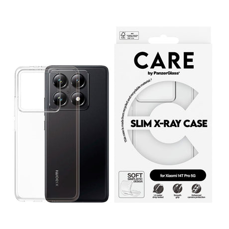 CARE by PanzerGlass Xiaomi 14T Pro FASHION X-Ray Soft Basic Cover - Gennemsigtig