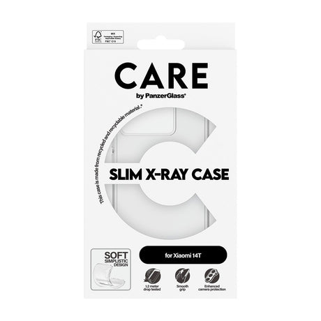 CARE by PanzerGlass Xiaomi 14T FASHION X-Ray Soft Basic Cover - Gennemsigtig