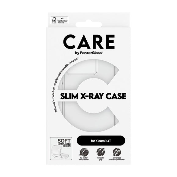 CARE by PanzerGlass Xiaomi 14T FASHION X-Ray Soft Basic Cover - Gennemsigtig