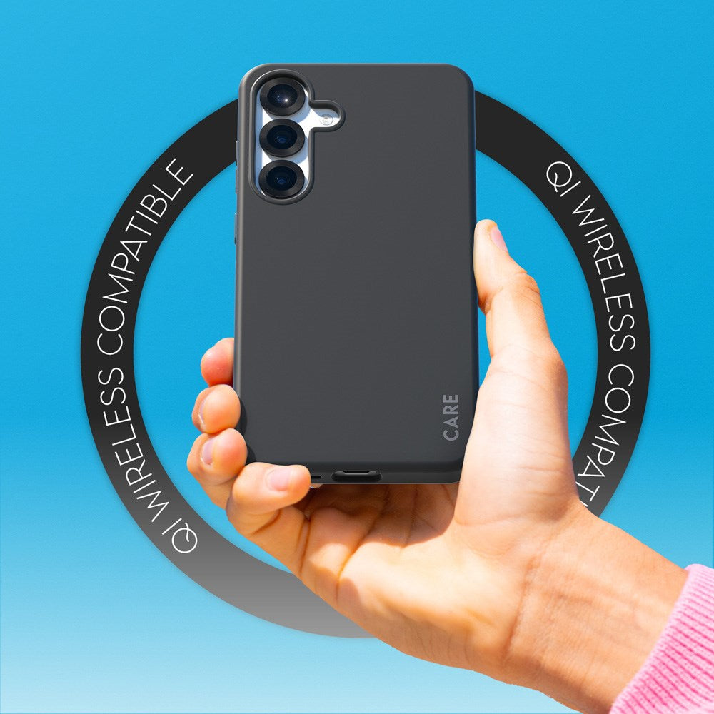 CARE by PanzerGlass Samsung Galaxy S25 FASHION Fearlessly Fashionable Case - QI Kompatibel - Black