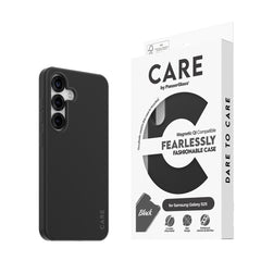 CARE by PanzerGlass Samsung Galaxy S25 FASHION Fearlessly Fashionable Case - QI Kompatibel - Black