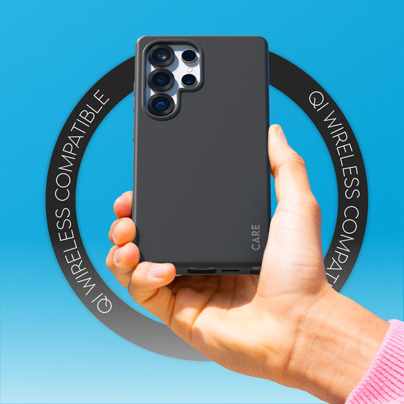CARE by PanzerGlass Samsung Galaxy S25 Ultra FASHION Fearlessly Fashionable Case - QI Kompatibel - Black