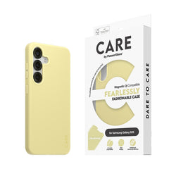 CARE by PanzerGlass Samsung Galaxy S25 FASHION Fearlessly Fashionable Case - QI Kompatibel - Chardonnay