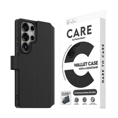 CARE by PanzerGlass Samsung Galaxy S25 Ultra Feature Wallet Case m. Ståfunktion - Sort