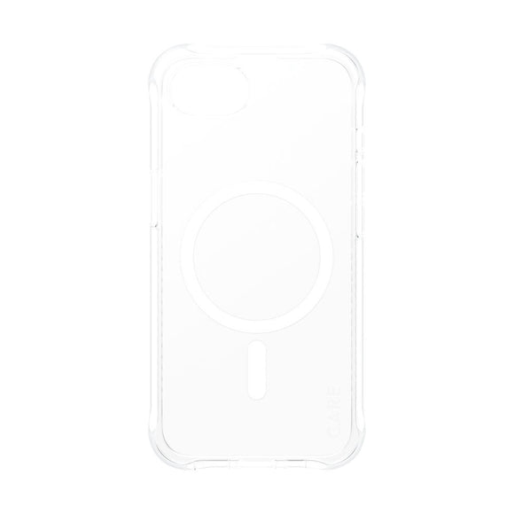 CARE by PanzerGlass iPhone 17e / 16e Fashionable Samba Case - MagSafe Kompatibel - Gennemsigtig / Hvid