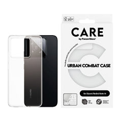 CARE by PanzerGlass Xiaomi Redmi Note 14 (4G) FLAGSHIP Urban Combat Case - Gennemsigtig