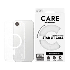 CARE by PanzerGlass iPhone 16e FLAGSHIP Urban Combat Case - MagSafe Kompatibel - Star Lit / White
